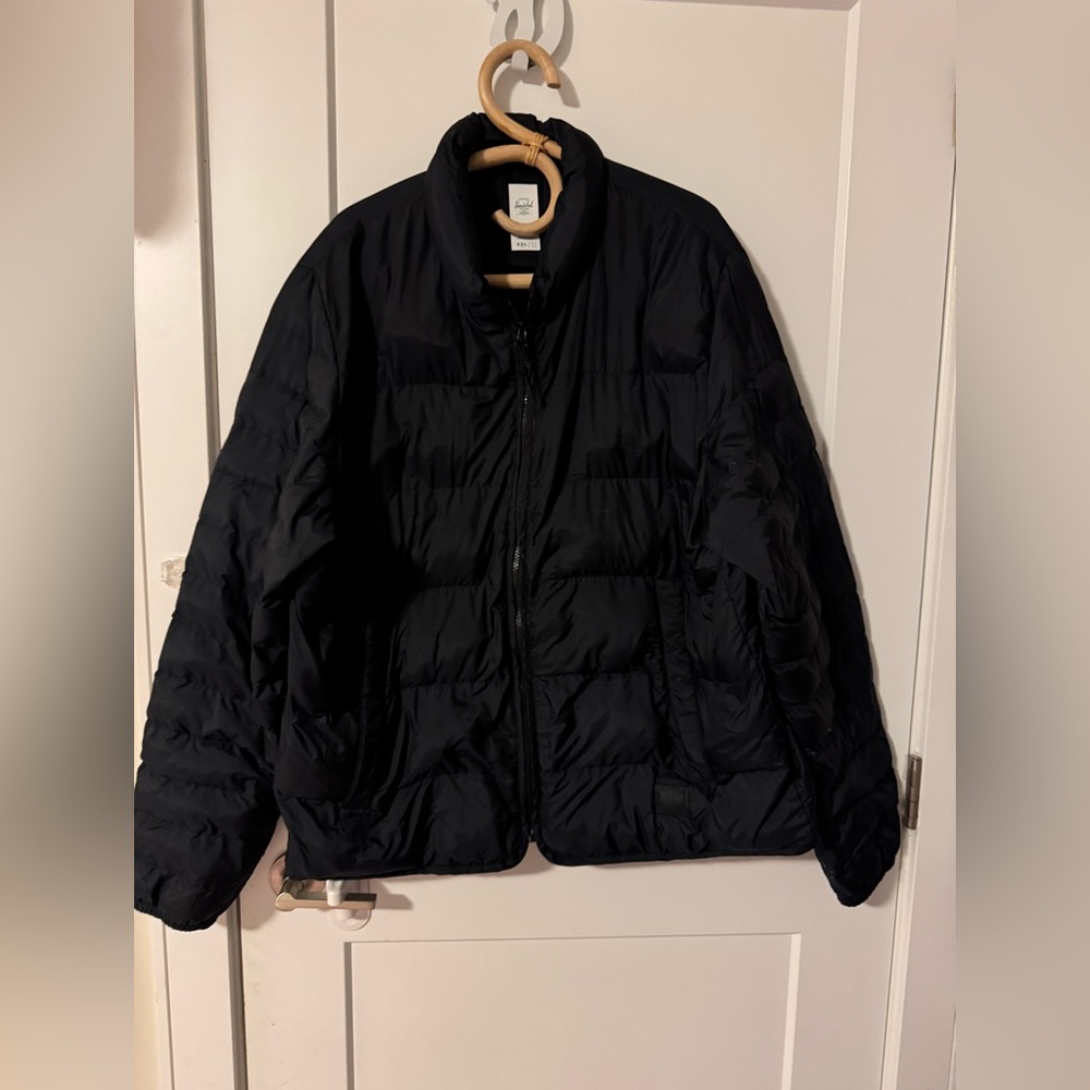 Herschel Black Featherless Fill Puffer Jacket